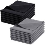 12pcs chiffons microfibre de nettoyage, chiffon de nettoyant lunettes pour lunettes, t�l�phones, tablettes, ...