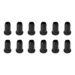 12pcs corps de chevalet de guitare a travers des viroles de remplacement en m�tal de guitare electrique ...