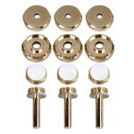 12pcs trompette accessoires mtal suprieur et bas couvercles boutons bielles trompette pices de rechange ...