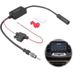 12v amplificateur antenne autoradio, universal antenne voiture de signal radio fm / am / dab, amplificateur ... 12v amplificateur antenne autoradio, universal antenne voiture de signal radio fm / am / dab, amplificateur ...