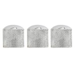 12x boutons de commande de dme de guitare argents pour le remplacement de fender telecaster