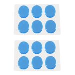 12x caisse tambour pad muet tampons de tambour caisse silencieux a tambour muet accessoires