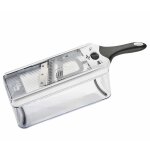 1310842200 mandoline vario mandoline, plastique, transparent / blanc, 37 x 11 x 10. 7 cm, 6 unités 1310842200 mandoline vario mandoline, plastique, transparent / blanc, 37 x 11 x 10. 7 cm, 6 unités