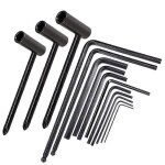 14pcs jeu de cl de guitare, 4mm et 5mm ball end truss rod wrench tool, fit most guitar neck bridge nut ...