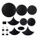 14pcs / set caoutchouc mousse tambor basse caisse claire son off silencieux muet pratique pad ensemble ...