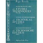 15 etudes techniques pour fl�te a bec alto