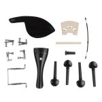 15 pcs violon accessoire cordier mentonnire accordeur cheville fine tuner queue corde ensemble kit