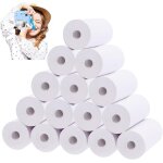 15 rouleaux de papier thermique, 57x30mm papier pour appareil photo enfant auto - adhsif, bobines de ...
