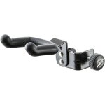 15590 porte - ukulélé noir - dispositif de serrage flexible en acier - housse en plastique 15590 porte - ukulélé noir - dispositif de serrage flexible en acier - housse en plastique
