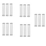 15pcs accessoires de ressort de soupape de piston de trompette 15pcs accessoires de ressort de soupape de piston de trompette