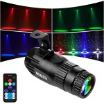 15w projecteur boule a facette, rgbw 4 en 1 led pinspot projecteur avec télécommande et 3 modes d'eclairage, ... 15w projecteur boule a facette, rgbw 4 en 1 led pinspot projecteur avec télécommande et 3 modes d'eclairage, ...