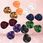 16 m�diators pour guitare acoustique, basse ou electrique?m�diators en cellulo�d ultra - robustes, 0. ...