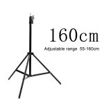 160cm trépied - trépied pour éclairage photographique, support pour studio photo, softbox, lampe flash, ... 160cm trépied - trépied pour éclairage photographique, support pour studio photo, softbox, lampe flash, ...