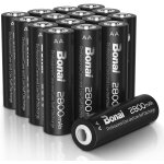 16pcs aa piles rechargeables, 1, 2v 2800mah pile lr6 ni - mh rechargeables, accu aa grande capacité, ... 16pcs aa piles rechargeables, 1, 2v 2800mah pile lr6 ni - mh rechargeables, accu aa grande capacité, ...