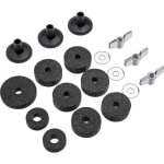 18 pices cymbales accessoires cymbales feutres hi - hat embrayage feutre