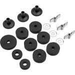 18 pices cymbale remplacement accessoires cymbale feutres hi - hat embrayage feutre charleston coupe ...