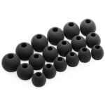 18 x ecouteurs en silicone embouts d'oreilles pour casque ecouteurs (petit, moyen, grand)