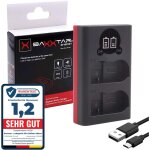 18522 chargeur compatible avec batterie nikon en - el15 en - el15a en - el15b en - el15c (dual, lcd, ...