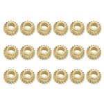 18pcs tuning peg gear hex hole metal pour guitare classique string tuners ratio 1 : 18