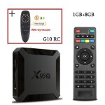 1g 8g avec g10 - bo�tier smart tv x96q allwinner h313, android, wifi 10. 0 ghz, 4k / hd, d�codeur, lecteur ...