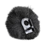 1pack microphone cravate coupe - vent fourrure pare - brise coupe - vent