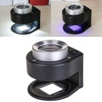 1pcs 60x loupe illuminée, 6 lumières bureau loupe en métal portable echelle pliante echelle boucle pour ... 1pcs 60x loupe illuminée, 6 lumières bureau loupe en métal portable echelle pliante echelle boucle pour ...