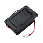 1pc 9v support de batterie pour couvercle de bote de cas pour guitare basse connecteur de micro actif ...