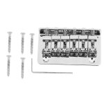 1pc fixe 6 cordes chevalet cordier pour guitare electrique 52mm basse 1pc fixe 6 cordes chevalet cordier pour guitare electrique 52mm basse