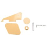 1set jaune pickguard cavité commutateur couvre micro sélecteur plaque support vis fit les paul guitare ... 1set jaune pickguard cavité commutateur couvre micro sélecteur plaque support vis fit les paul guitare ...