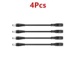 2, 4, 6, 8, 10 pices, convertisseur de polarit inverse, cble en plomb noir 5. 5x2. 1mm pour pdale ...