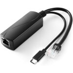 2. 5g type c poe splitter 5v / 4a, 48v poe to usb - c 5v / 4a 20w output, ethernet 2. 5gbps compliant ... 2. 5g type c poe splitter 5v / 4a, 48v poe to usb - c 5v / 4a 20w output, ethernet 2. 5gbps compliant ...