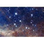 2, 5x1, 8m vinyle toile de fond nuit etoil�e etoiles scintillantes voie lact�e galaxy merveilles fond ...