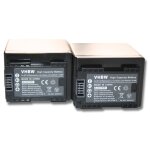 2 batteries 4450mah avec puce pour canon legria hf m52 hf m56 hf m506 hf r38 hf r306 hf r46 hf r48 hf ...