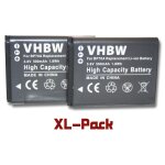 Vhbw 2x batterie compatible avec samsung wb32f, st95, wb32, st93, wb31f, st90, wb31, st88, st80, st94, ...