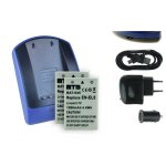 2 batteries + chargeur usb en - el5 pour nikon coolpix 5900, 7900 / p3, p4, p80