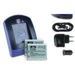 2 batteries + chargeur usb np - bg1 / fg1 pour sony cyber - shot dsc - h3, h7, h9, h10
