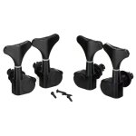 2 + 2 chevilles d'accord scell�es cl�s 2r2l accordeurs pour basse de pr�cision et basse jazz, noir