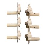 2 chevilles de rglage pour cordes de guitare classique, accordeurs, cls de tte de machine blanches, ...