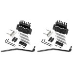 2 ensembles d'accessoires de chevalet de guitare, syst�me de vibrato a double pont pivotant, planche ...