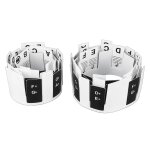 2 ensemble de clavier de piano autocollant pvc clear print amovible 88 touches piano autocollant pour ...