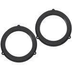 2 entretoises haut - parleur bois mdf 165mm - impregnees - a4 arrieres