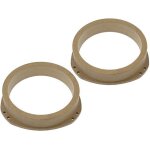 2 entretoises haut - parleur bois mdf 165mm - impregnees / vernies - astra