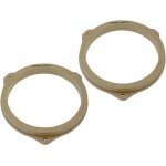 2 entretoises haut - parleur bois mdf 165mm - impregnees / vernies - avensis