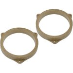 2 entretoises haut - parleur bois mdf 165mm - impregnees / vernies - avensis corolla yaris