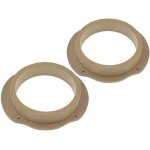 2 entretoises haut - parleur bois mdf 165mm - impregnees / vernies - c - max focus avant