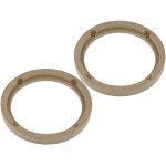 2 entretoises haut - parleur bois mdf 165mm - impregnees / vernies - clio