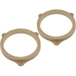 2 entretoises haut - parleur bois mdf 165mm - impregnees / vernies - rover 25 200
