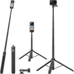 2 - in - 1 perche a selfie trpied pour insta360, perche a selfie invisible + trpied pour insta360 ace ...