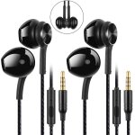 2 pack ecouteurs filaire intra - auriculaires magn�tiques de sport, ergonomique st�r�o avec microphone, ...
