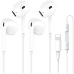 2 pack ecouteurs filaires pour iphone, [certifi� mfi] ecouteurs intra - auriculaires, casque antibruit ...